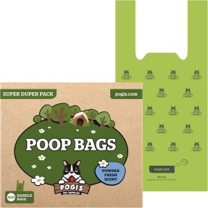 100% Compostable Dog Poop T-shirt Bags