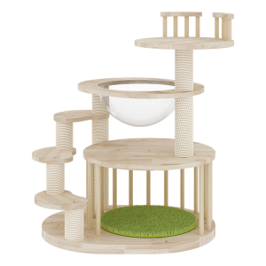 Low-Legged Cat Tower