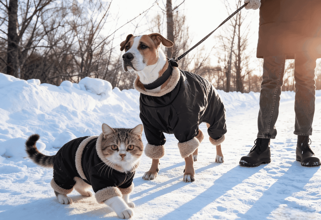 To Coat or Not to Coat?  Winter Warmth Tips for Your Furry Friends